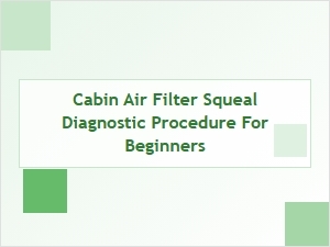 Cabin Air Filter Noise and Acceleration Diagnostic Guide